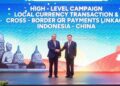 Gubernur Bank Indonesia Perry Warjiyo dan Gubernur People's Bank of China (PBoC) Pan Gongsheng menggelar pertemuan membahas sistem transaksi mata uang RI dan RRT di Jakarta pada Kamis (11 /9/2025). (Foto: Komunikasi BI)