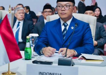 RI Serukan Dukungan untuk Kemerdekaan Palestina di KTT Qatar : Menteri Luar Negeri Republik Indonesia Sugiono pada Konferensi Tingkat Tinggi (KTT) Darurat Arab–Islam di Doha, Qatar, Senin (15/9/2025). Foto: Dok.Kemlu RI