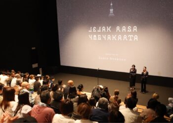 Menteri PPN/Kepala Bappenas Rachmat Pambudy menghadiri peluncuran film pendek Jejak Rasa Yogyakarta serta trilogi buku kuliner Indonesia Nasi, Sambal, Soto di Paviliun Indonesia, World Expo 2025 Osaka. (Foto: Dok. Bappenas)