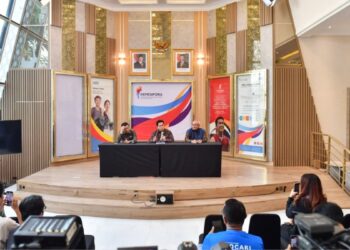 Menteri Pemuda dan Olahraga Republik Indonesia (Menpora RI), Erick Thohir, resmi mencabut Peraturan Menteri Pemuda dan Olahraga (Permenpora) Nomor 14 Tahun 2024 tentang Standar Pengelolaan Organisasi Olahraga Lingkup Olahraga Prestasi. Kebijakan ini diumumkan dalam konferensi pers di Kantor Kemenpora, Jakarta, Selasa (23/9/2025).(Foto Humas Kemenpora)