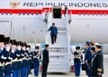 Presiden Republik Indonesia, Prabowo Subianto, tiba di Bandar Udara Internasional Schipol, Amsterdam, Belanda, pada Kamis, 25 September 2025. Foto: BPMI Setpres/Laily Rachev