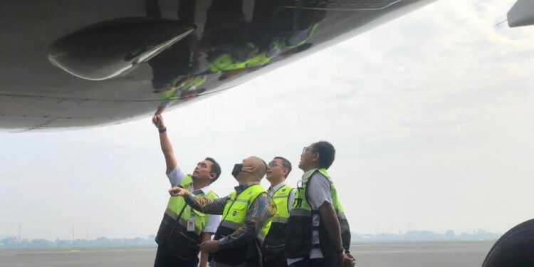 Melalui ramp check, Kemenhub memastikan seluruh armada dalam kondisi laik operasi,//Foto Humas Kemenhub