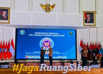 BPJPH melaksanakan Konsultasi Publik Pemantauan dan Peninjauan atas Pelaksanaan Undang-Undang Nomor 33 Tahun 2014 tentang Jaminan Produk Halal (UU JPH) di Universitas Islam Negeri (UIN) Sunan Kalijaga Yogyakarta, Senin (27/10/2025)./Foto Humas BPJPH