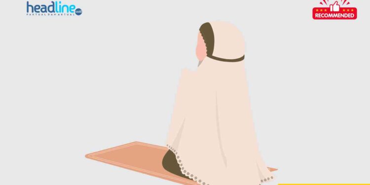 Ilustrasi Gambar Berdoa