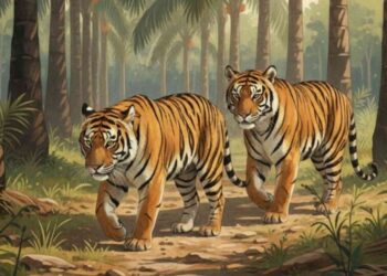 Ilustrasi Gambar Harimau Sumatera