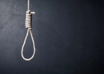 Ilustrasi gambar gantung diri