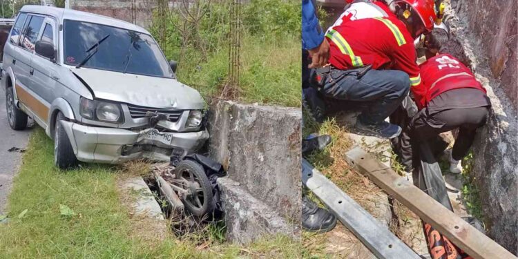 Kecelakaan di Bangunjiwo Bantul, Pengendara Motor Tewas Tertabrak Mitsubishi Kuda