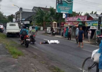 Kecelakaan di Depan Toko Zahara Collection Bantul, Satu Korban Meninggal Dunia