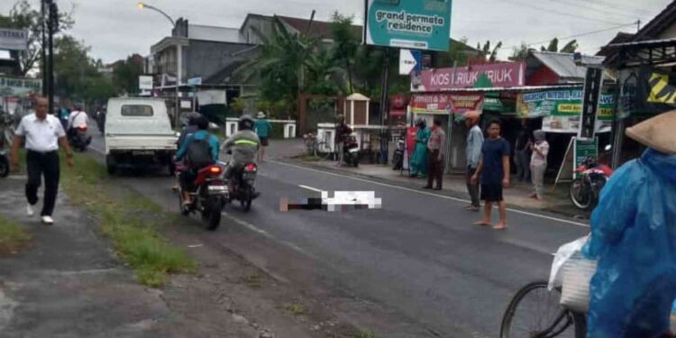 Kecelakaan di Depan Toko Zahara Collection Bantul, Satu Korban Meninggal Dunia