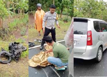 Kecelalaan lalu lintas di Jalur Jalan Lintas Selatan (JJLS) Saptosari tepatnya di Padukuhan Mojosari, Kalurahan Monggol, Kapanewon Saptosari, Gunungkidul