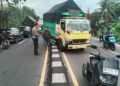 Pelajar Luka Serius Akibat Kecelakaan Libatkan Nmax, Sepeda, dan Truk di Jalan Yogya–Wates Sleman