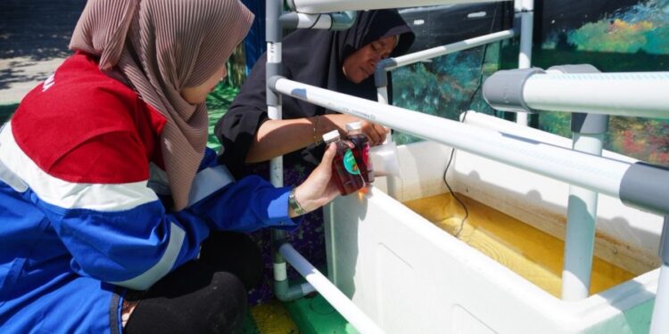 T.Pertamina Patra Niaga Regional Kalimantan melalui Integrated Terminal (IT) Balikpapan mengembangkan ekonomi sirkular melalui inovasi. (Foto: Dok PT Pertamina Patra Niaga)