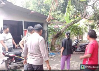 Polisi melakukan Penyelidikan Kasus pencurian sepeda motor terjadi di Palbapang Bantul