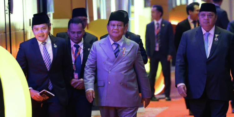 Presiden Republik Indonesia, Prabowo Subianto, menghadiri Konferensi Tingkat Tinggi (KTT) ke-28 ASEAN–Jepang yang digelar di Kuala Lumpur Convention Centre (KLCC), Malaysia pada Minggu (26/10/2025). (Foto: BPMI Setpres)