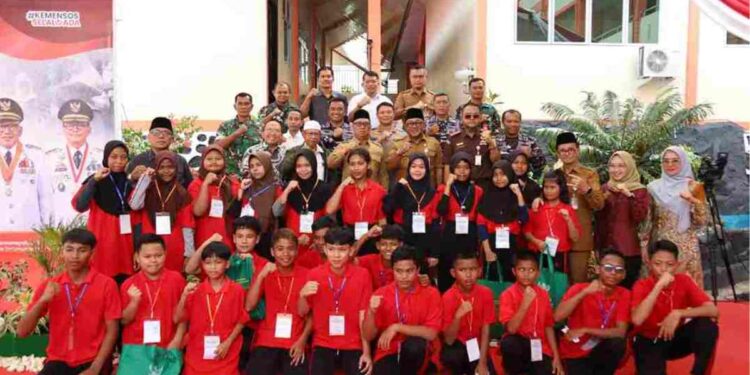 Sekolah Rakyat yang menempati gedung bekas SMPN 15 di Jalan Borobudur diresmikan oleh Wali Kota Tanjungpinang Lis Darmansyah, dan dihadiri Wakil Gubernur Kepri Nyanyang Haris Pratamura, Selasa (30/9/2025). (Foto: tanjungpinangkota.go.id)