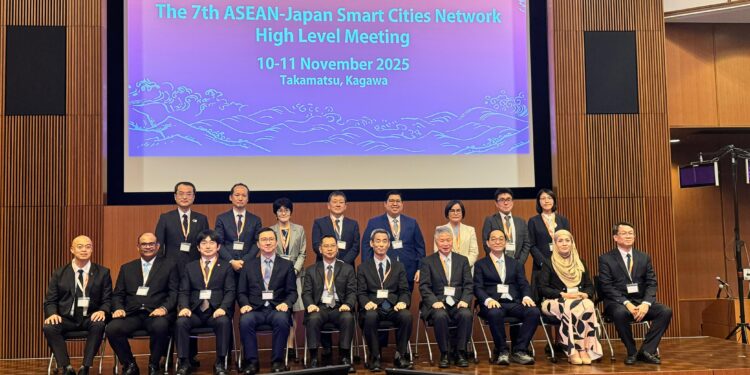 Pertemuan Tingkat Tinggi Jejaring Kota Cerdas ASEAN - Jepang sukses diselenggarakan di Kota Takamatsu, Perfektur Kagawa, Jepang, Senin (10/11/2025). (Foto: Kemendagri)