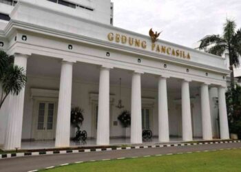 Ilustrasi Gedung Pancasila Kementerian Luar Negeri RI di Pejambon, Jakarta Pusat