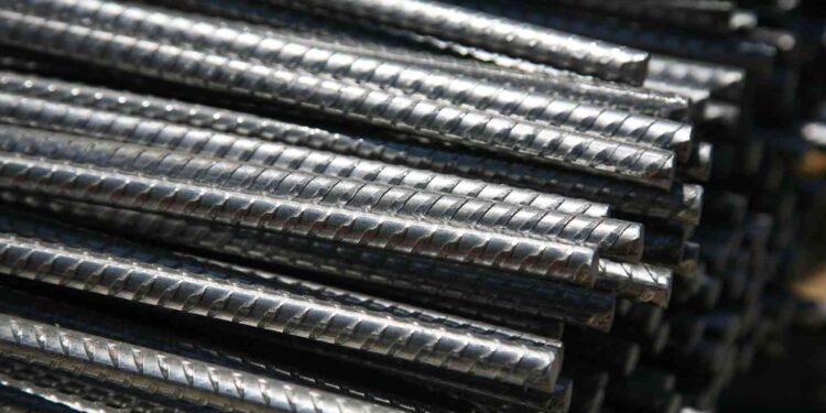 Ilustrasi gambar besi beton