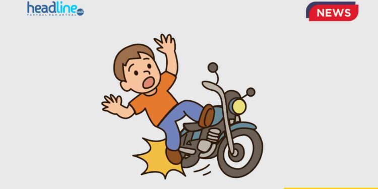 Ilustrasi kecelakaan lalu lintas