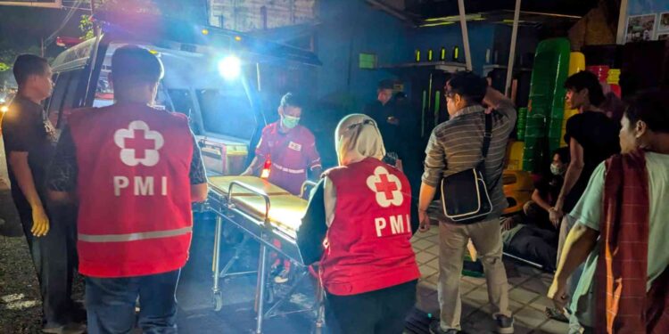 Kecelakaan di Jalan Raya Sanden Dua Pemotor dan Pelajar Terluka