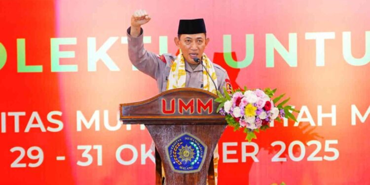 Tutup Tanwir IMM di Malang, Kapolri Ajak Dukung Program Pemerintah
