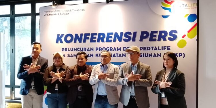 PT Perta Life Insurance atau PertaLife melalui Dana Pensiun Lembaga Keuangan (DPLK) resmi meluncurkan Program Dana Santunan Kesehatan Pensiunan (DSKP). Program DSKP merupakan perlindungan kesehatan jangka panjang bagi karyawan setelah memasuki masa pensiun. (Foto: Ismadi Amrin/InfoPublik)