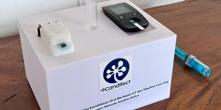 Mahasiswa UGM Ciptakan Alat Deteksi Dini Infeksi Jamur Mulut Berbasis IoT