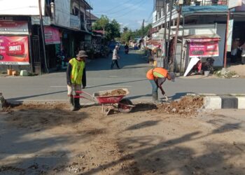 Pemkab Balangan Realisasikan Pembangunan U-Turn di Jalan Naif Paringin