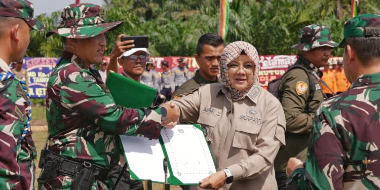 Bupati Siak Puji TMMD, Program TNI Dorong Pembangunan di Daerah Terpencil