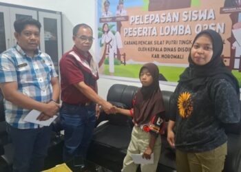 Siswi SDN 2 Bahomakmur Akan Berkompetisi di O2SN Nasional Pencak Silat