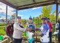 Polres Asmat Distribusikan 40 Jaring Ikan kepada Nelayan di Kampung Saw dan Bismam