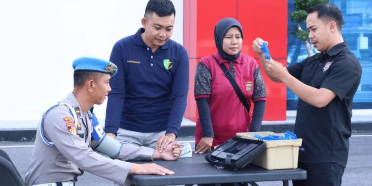 Dokkes Polda Babel Rutin Adakan Pemeriksaan Kesehatan Personel