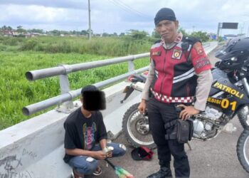 Polisi Tangkap Pelaku Pungli di Gerbang Tol Keramasan