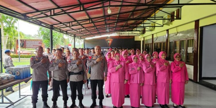 Brimob Polda Gorontalo Gelar Donor Darah untuk Peringati HUT ke-80