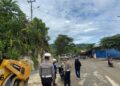 Ditlantas Polda Sulbar Pastikan Proyek Jalan di Mamuju Tidak Ganggu Lalu Lintas