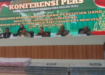 Polisi Ungkap Jaringan Narkotika dan TPPU di Riau