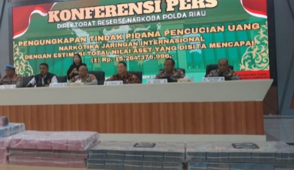 Polisi Ungkap Jaringan Narkotika dan TPPU di Riau