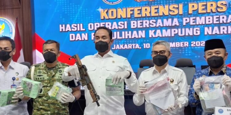 BNN Amankan 1.259 Orang dalam Operasi di 53 Lokasi di Indonesia