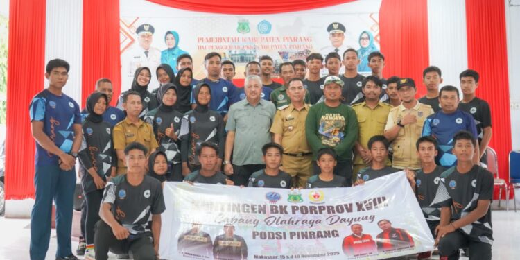 Bupati Pinrang Dorong Atlet Dayung Raih Prestasi di Porprov