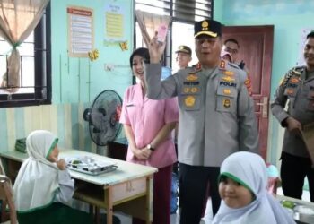 Kapolda Bangka Belitung dan Ketua Bhayangkari Tinjau Program Gizi di Pangkalpinang
