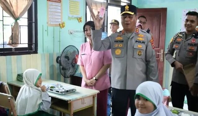 Kapolda Bangka Belitung dan Ketua Bhayangkari Tinjau Program Gizi di Pangkalpinang