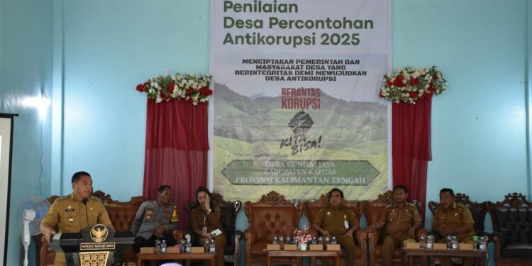 Desa Bungai Jaya Dicanangkan Sebagai Desa Percontohan Antikorupsi 2025