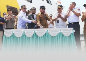 Ferry Sungai Bulan-Kampung Baru Resmi Beroperasi di Kubu Raya