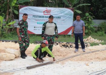 Dandim 0827 Sumenep Pantau Pembangunan Koperasi Merah Putih di Lima Desa