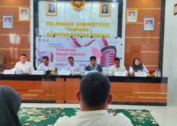 Kampung Banjar Seminai Dinilai untuk Jadi Desa Percontohan Antikorupsi oleh KPK