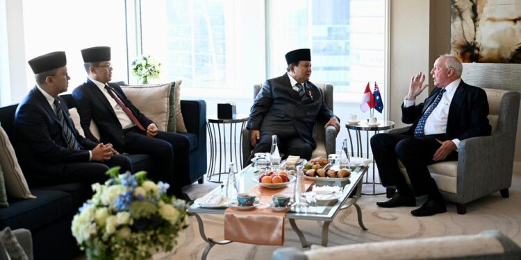 Pertemuan Prabowo dan Keating Bahas Isu Strategis Global