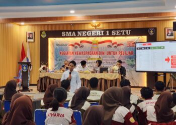 Densus 88 AT Polri Adakan Edukasi Kewaspadaan Dini di Bekasi