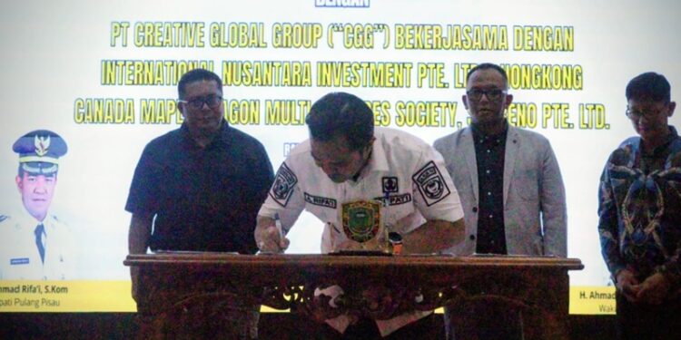 Pemkab Pulang Pisau dan PT CGG Sepakati Hilirisasi Padi di 10.000 Hektare Lahan