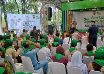 Deklarasi Green Policing oleh Pelajar Riau untuk Lingkungan Lebih Hijau