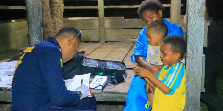 Satgas Keladi Sagu Adakan Layanan Kesehatan Gratis di Yalimo